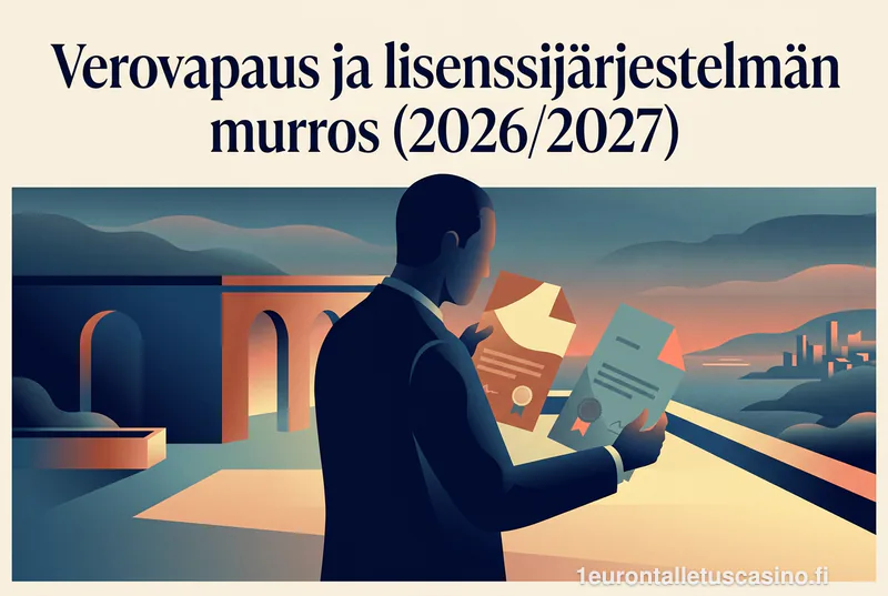 Verovapaus ja lisenssijärjestelmän murros (2026/2027)